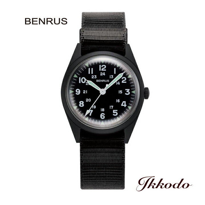 ベンラス BENRUS ベンラス DTU 2A/P Series クォーツ 34mm 3気圧防水 腕時計 日本国内正規品 1年間メーカー保証 DTU-2A/P-BKBK【DTU2APBKBK】