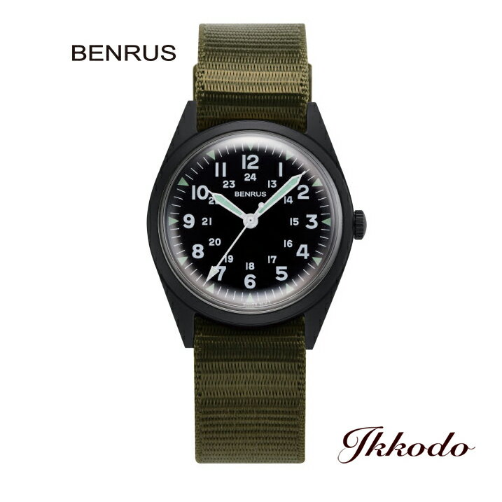 ベンラス BENRUS ベンラス DTU 2A/P Series クォーツ 34mm 3気圧防水 腕時計 日本国内正規品 1年間メーカー保証 DTU-2A/P-BKKH【DTU2APBKKH】