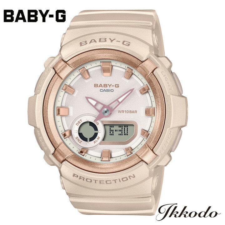 BABY-G カシオ CASIO Metallic Accent Colors クォーツ 43.4mm 10気圧防水 正規品 メンズ腕時計 1年間メーカー保証 BGA-280BA-4AJF BGA280BA4AJF