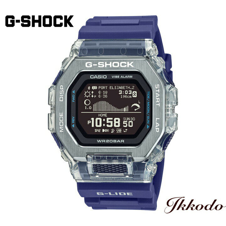 SWATCH - G-SHOCK Gショック カシオ G-LIDE クォーツ モバイルリンク 46.0mm 20気圧防水 国内正規品 メンズ腕時計 GBX-100S-2JF GBX100S2JF