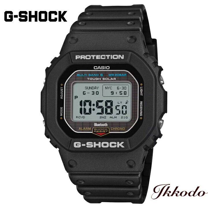 G-SHOCK Gショック カシオ ジーショック 5600シリーズ タフソーラー 電波時計 49.1mm 20気圧防水 耐衝撃構造 国内正規品 GW-BX5600-1JF GWBX56001JF
