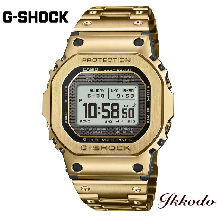 G-SHOCK Gショック カシオ ジーショック フルメタル 5000シリーズ 43.2mm 20気圧防水 耐衝撃構造 国内正規品 GMW-BZ5000GD-9JF GMWBZ5000GD9JF