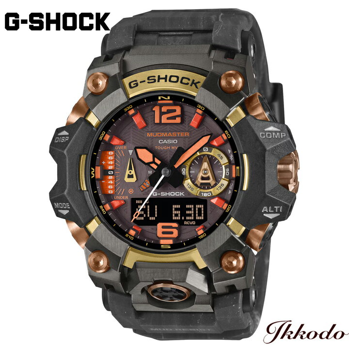 G-SHOCK - G-SHOCK Gショック カシオ MASTER OF G - LAND MUDMASTER 52.0mm 20気圧防水 タフソーラー 電波時計 正規品 腕時計 GWG-B1000MG-1A9JR GWGB1000MG1A9JR