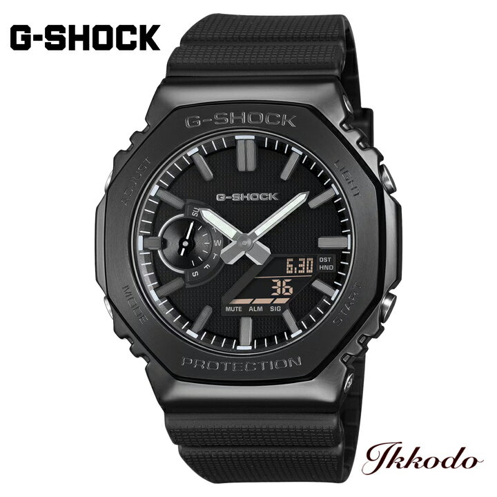 乐天商城 - G-SHOCK Gショック カシオ ジーショック LUXE BLACK ANALOG-DIGITAL 2100シリーズ 44.4mm 20気圧防水 耐衝撃構造 国内正規品 GM-2100LXB-1AJF GM2100LXB1AJF
