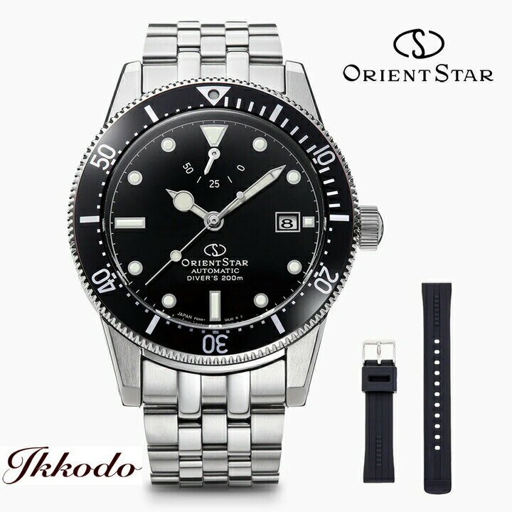 乐天商城 - オリエントスター ORIENT STAR M42 ダイバー1964 2ndエディション F6 ステンレスケース 自動巻き 41mm 200M防水 正規品 腕時計 RK-AU0601B RKAU0601B