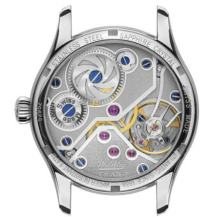 アトランティック Atlantic Worldmaster Manufacture Calibre ATL-2 手巻き 42mm 正規品 腕時計 52952.41.93 529524193