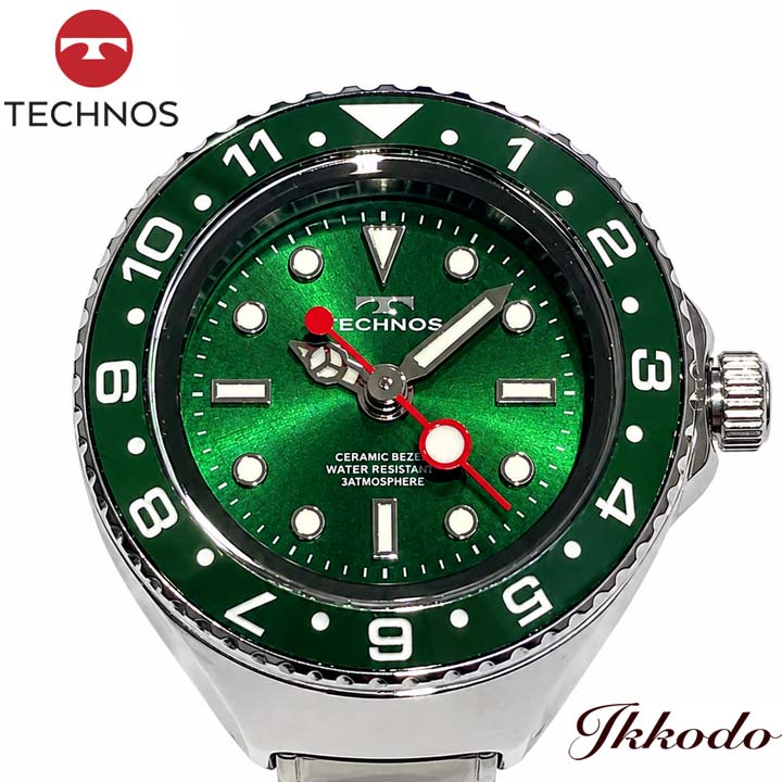 最強配送)テクノス(TECHNOS) 腕時計 5気圧防水 T9604GM ゴールド 