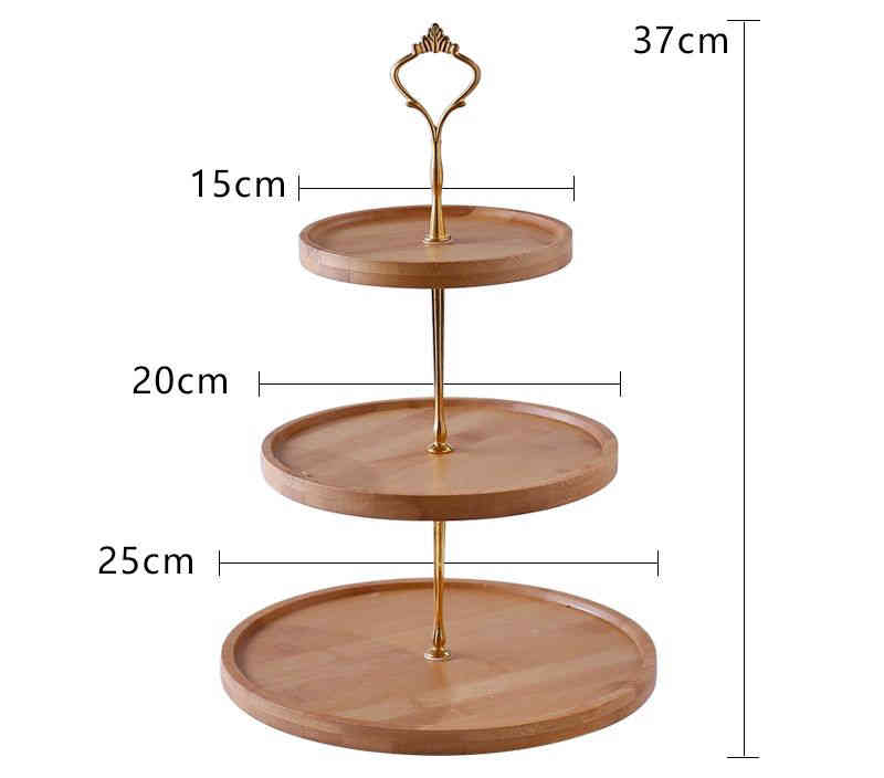 ケーキスタンド 竹製 ディスプレイ カフェ 製菓 キッチン ウッドケーキスタンド 菓子皿 2段 3段 デザートスタンド アフタヌーンティー パーティー