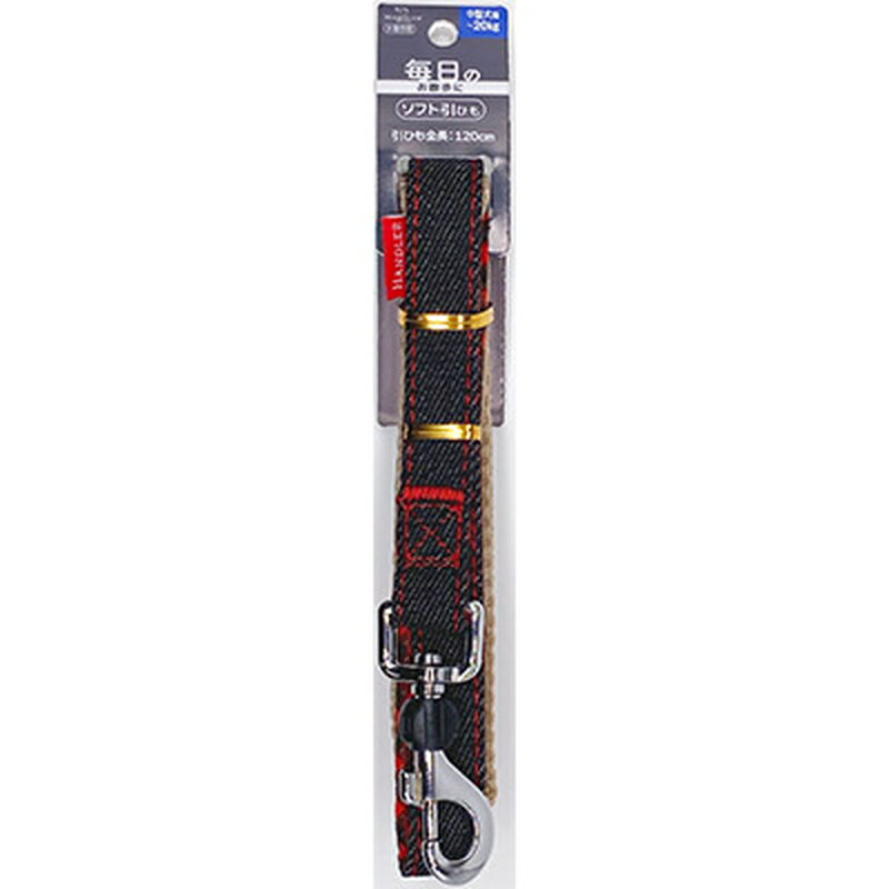 アースペット エブリデイ チェックデニム平リード M 黒 ペット用 ペット用品 まとめ買い おまとめ購入 ..