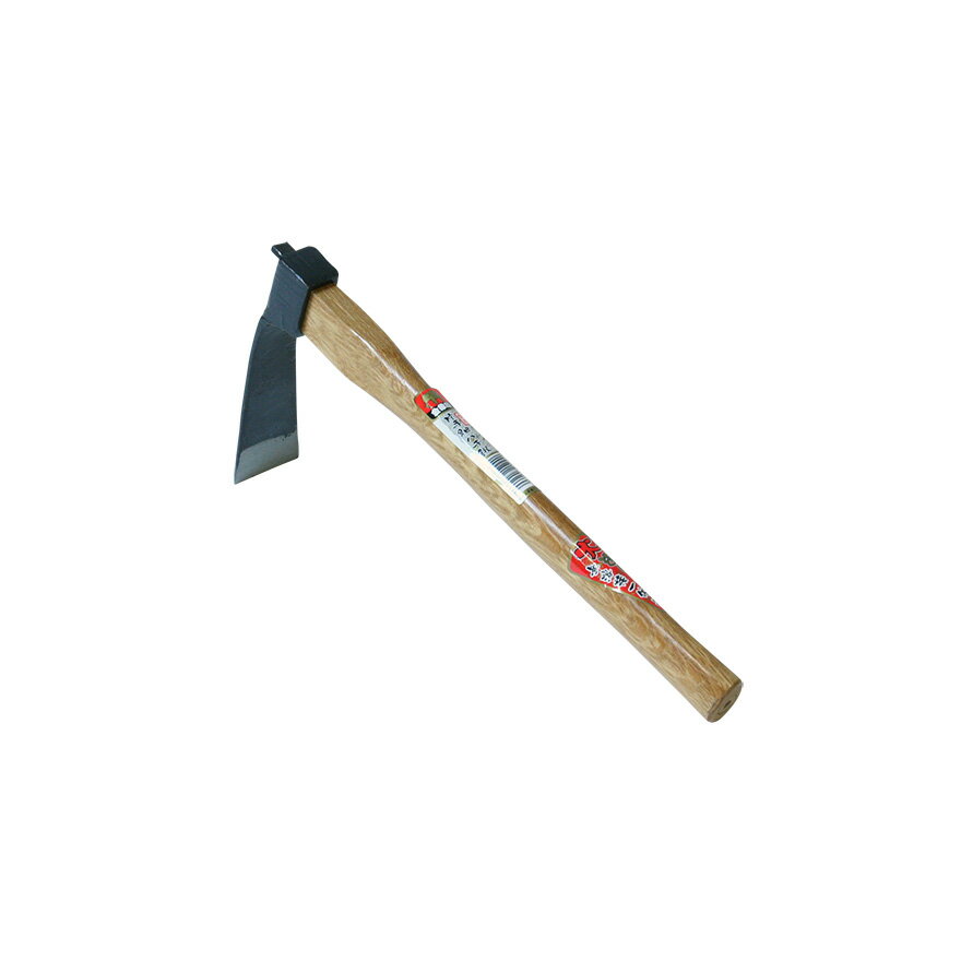 【エントリーでP10倍◆9/1〆】金象 鍛造片手細バチ鍬 柄付 #152246