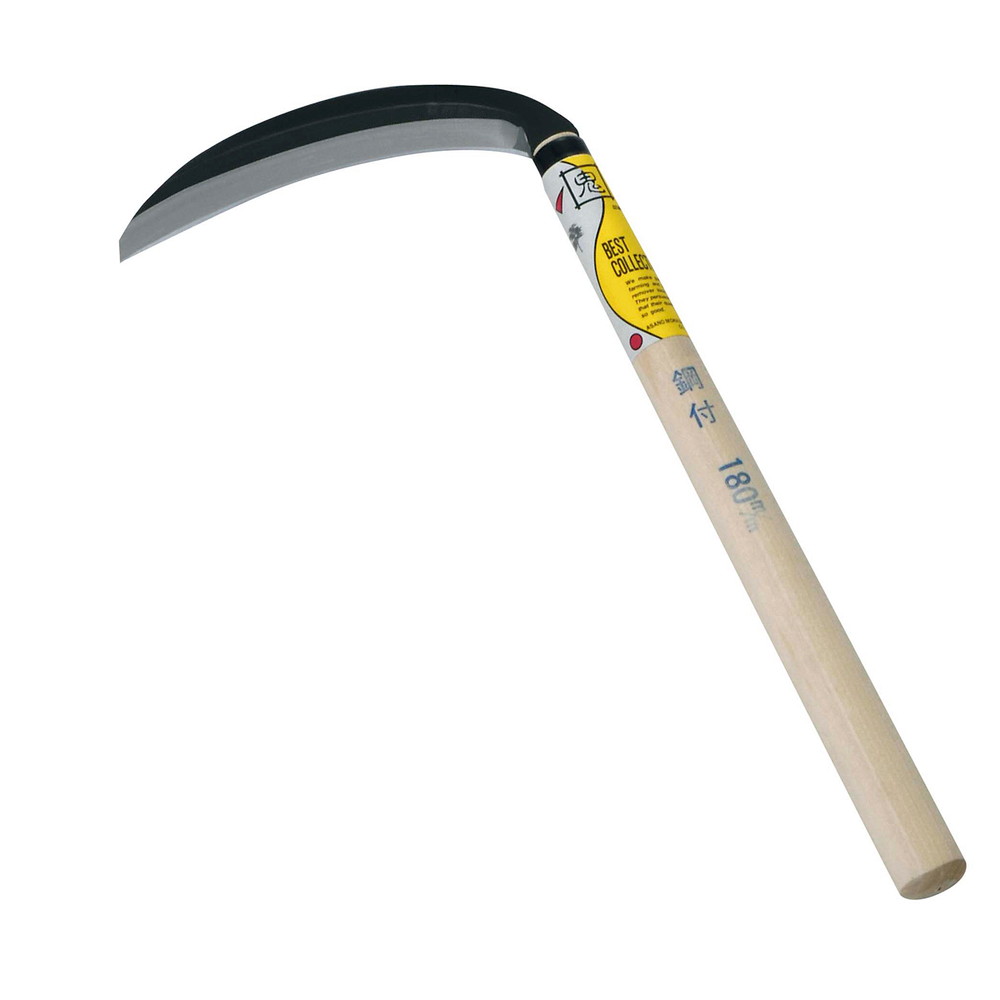 浅野木工所 BC鋼付丸型鎌180mm 家庭菜園 園芸 農業 農作業 工具 ガーデニング ガーデンアイテム 収穫 ..