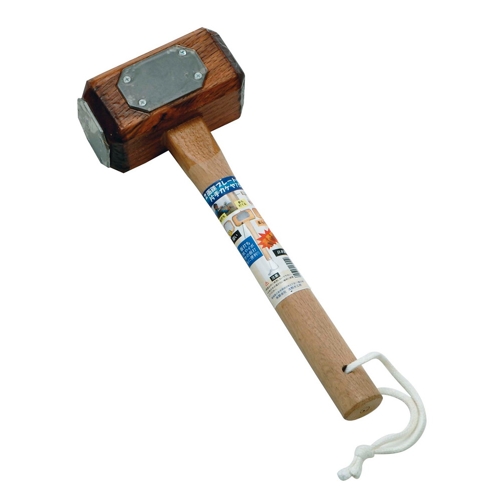 浅野木工所 2面鉄プレート付片手カケヤ75mm 家庭菜園 園芸 農業 農作業 工具 ガーデニング ガーデンア..