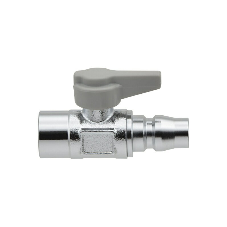 【エントリーでP5倍◆】カクダイ GAONA ミニボールバルブ エアー用 内ネジプラグ Rc1/4 20型 GA-JM056