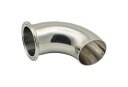 【エントリーでP10倍◆9/1〆】カクダイ GAONA GA-JK138 片ヘルールエルボ1.5S SUS304