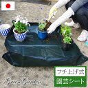 【エントリーでP10倍◆10/1〆】園芸シート 80×80 No.50 フチ上げ 土 再生 農作業 家庭菜園 畑 ガーデニング エコ リサイクル 用土 花壇 腐葉土 菜園 園芸 雑草 グリーンガーデン 小林金物