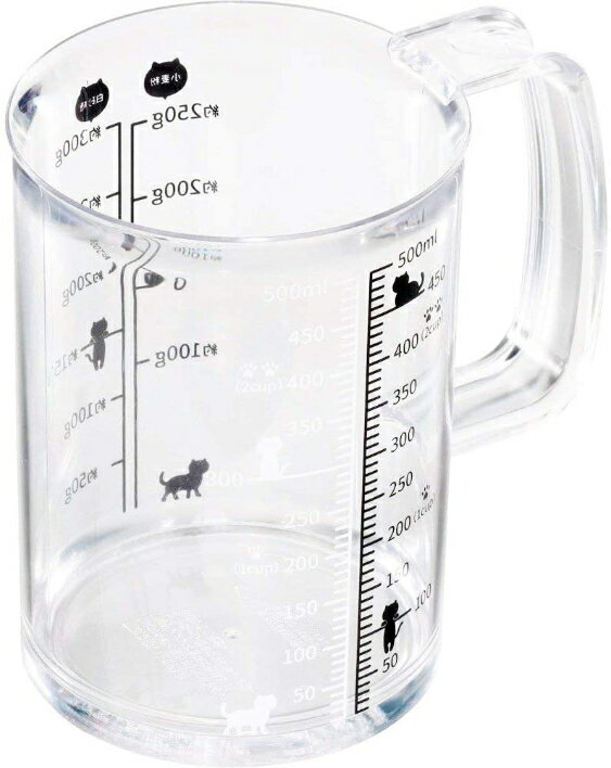 【エントリーでP10倍◆10/1〆】Nyammy(ニャミー)　ねこの計量カップ(500ml) 厨房用品