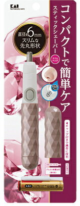 スティックシェーバー スリム ピンク #000KQ1806 理美容用品