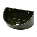 【エントリーでP10倍◆】カクダイ 493-191-GR 壁掛手洗器 茶 カクダイ KAKUDAI かくだい 手洗器 バス用品 お風呂 洗面台 洗面器 水栓 設...