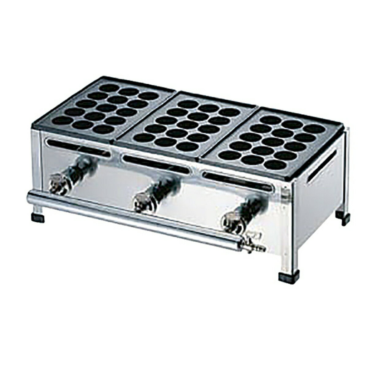 【エントリーでP5倍◆】下野金属 たこ焼台 15穴用 5枚掛セット 12・13A 国産 日本製 鉄板 鉄板焼き 調理 調理器具 料理 盛り付け 店 レストラン 料亭 おしゃれ プロ仕様 業務用 家庭用 本格 こだわり サイズ展開 サイズ別 バ(3)