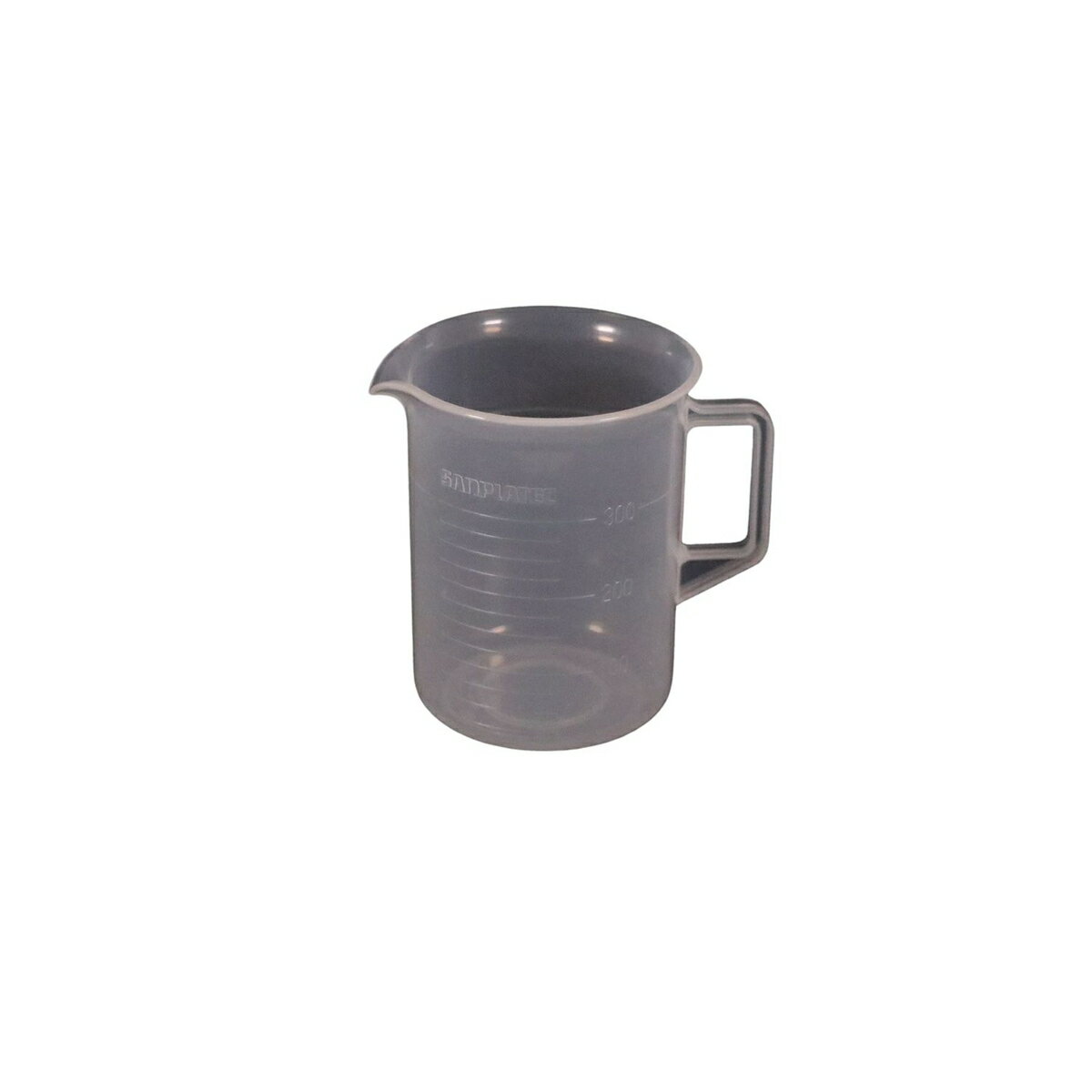 【エントリーでP5倍◆】サンプラテック ポリプロピレン手付ビーカー 1027 200ml 国産 日本製 キッチン用..