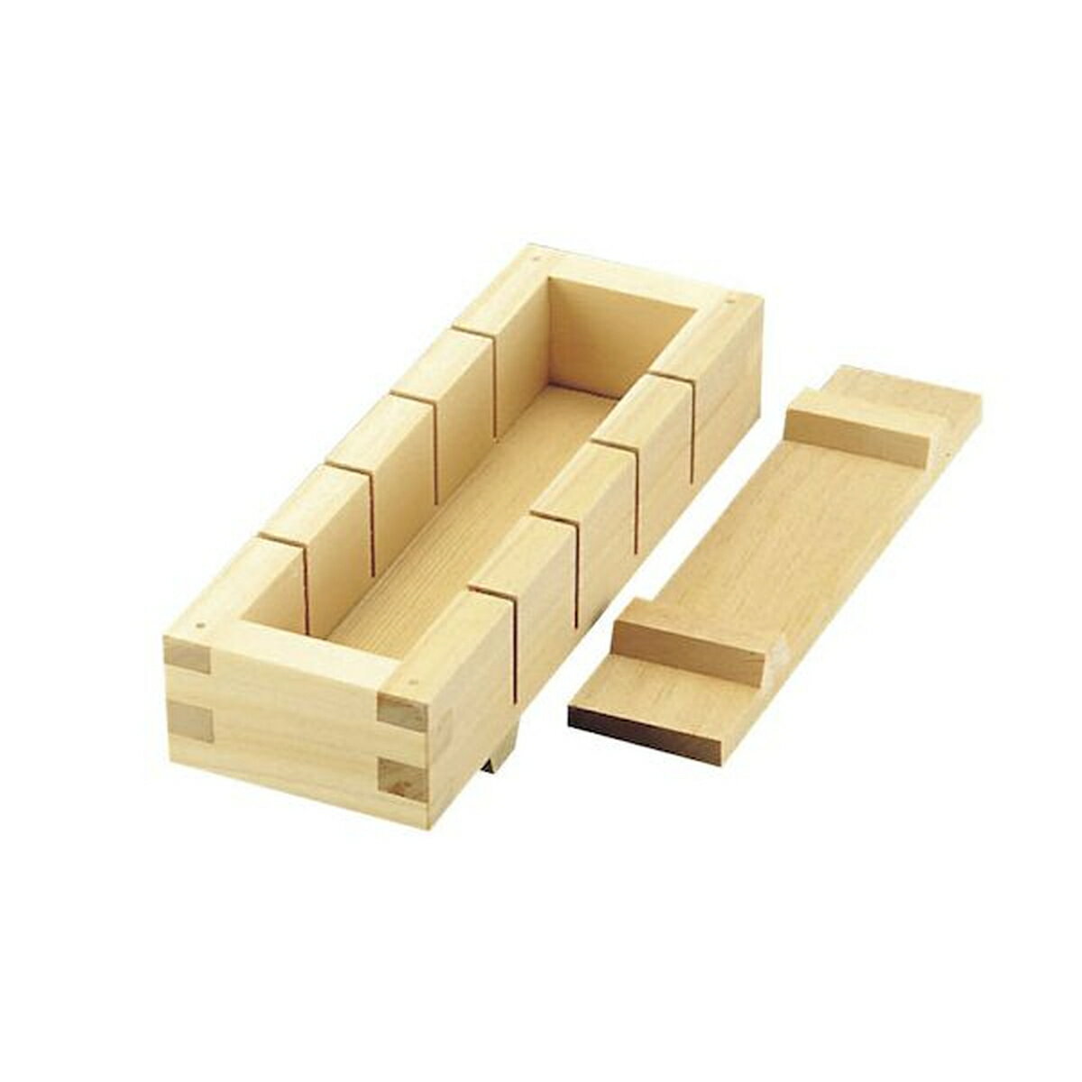 楽天ikkyu【エントリーでP5倍◆】ヤマコー 白木 押寿司器 5ッ切 国産 日本製 キッチン用品 キッチンツール キッチン 調理 調理器具 料理 盛り付け 店 レストラン 料亭 おしゃれ プロ仕様 業務用 家庭用 本格 こだわり サイズ展開 サイズ別 バ