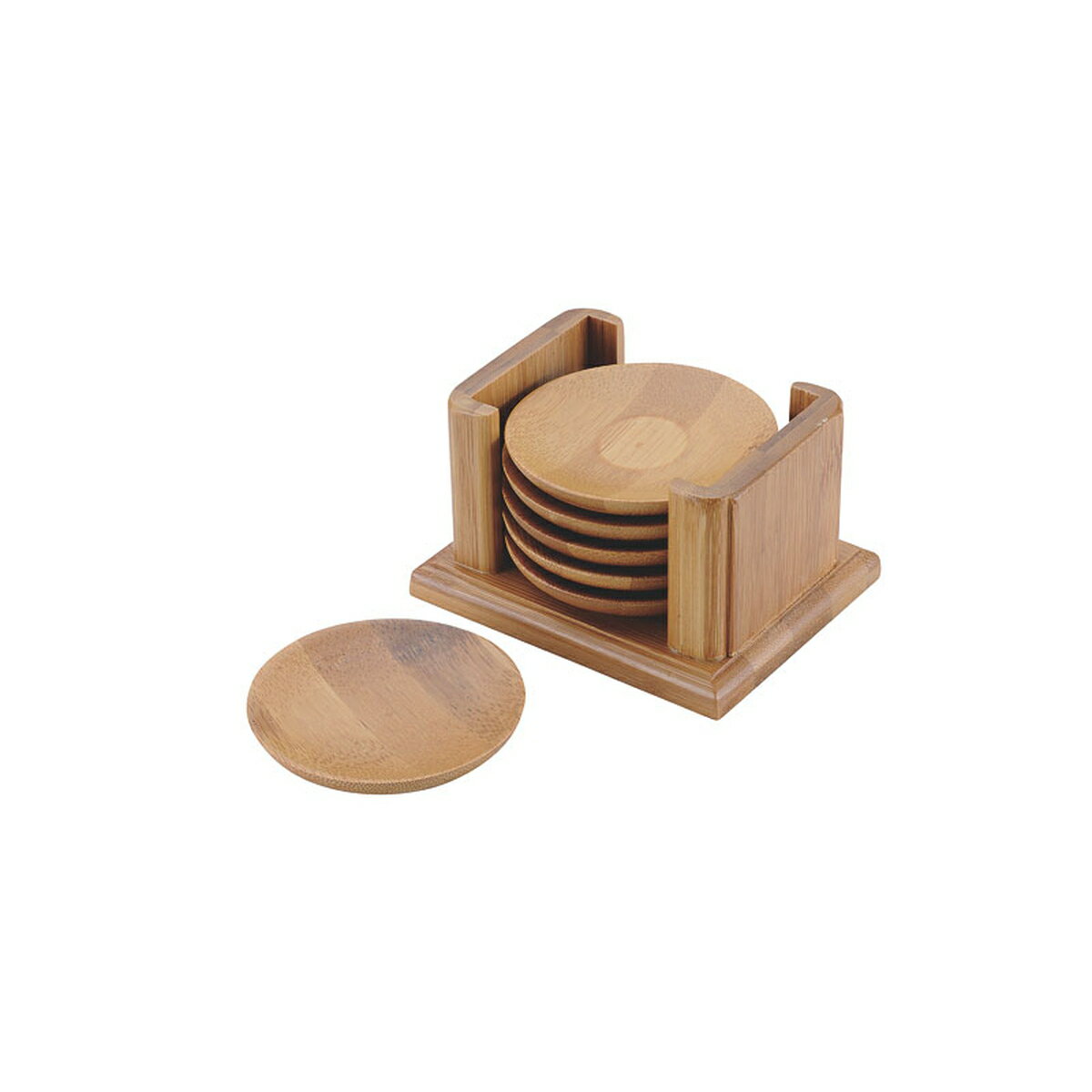 ［エントリーでP10倍］カンダ 竹 茶托丸型 6Pセット キッチン用品 キッチン 台所 食器 食事 雑貨 新生活 便利 調理 料理用 調理器具 便利グッズ 厨房 調理場 おしゃれ キッチン用品 キッチン 台所 食器 食事 雑貨 新生活 便利 調理 料理用