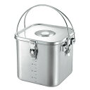 【エントリーでP10倍◆9/1〆】本間製作所 KO 19−0電磁調理器対応角型給食缶(目盛付) 30cm 24L 燕三条 国産 日本製 キッチンツー...