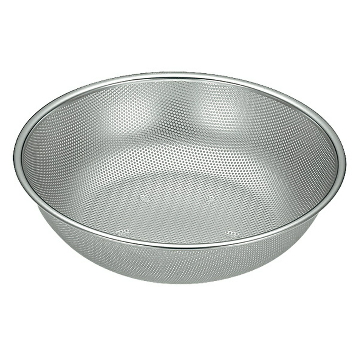 【エントリーでP5倍◆】本間製作所 KO 18−8浅型パンチボール 21cm 燕三条 国産 日本製 キッチンツール ..