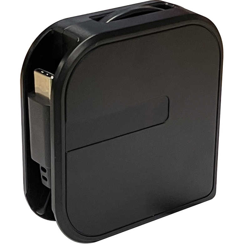 【エントリーでP5倍◆】USBケーブル片引きリールA−CBK カーチャージャー スマホ充電器 カー用品 カシム..