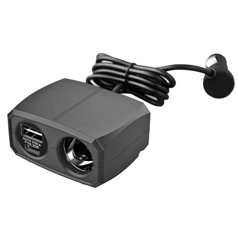 セパレートソケットPD30W／USB カーチャージャー スマホ充電器 カー用品 カシムラ カーチャージャー スマホ充電器 カー用品 カシムラ
