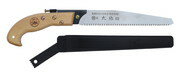 有限会社丸源鋸工場 大地 7寸細目フック式ピストル柄付 ケース付 有限会社丸源鋸工場 丸源 ノコギリ DIY 工具 手動工具 切断工具 現場 木材 塩ビ 金属