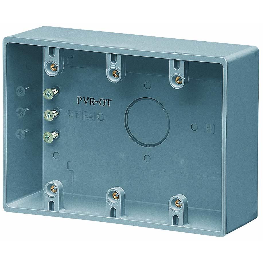 【エントリーでP5倍◆】未来工業 PVR-0T 露出スイッチBOX2号コネクタ無 資材 電設資材 管工機材 工具 農..