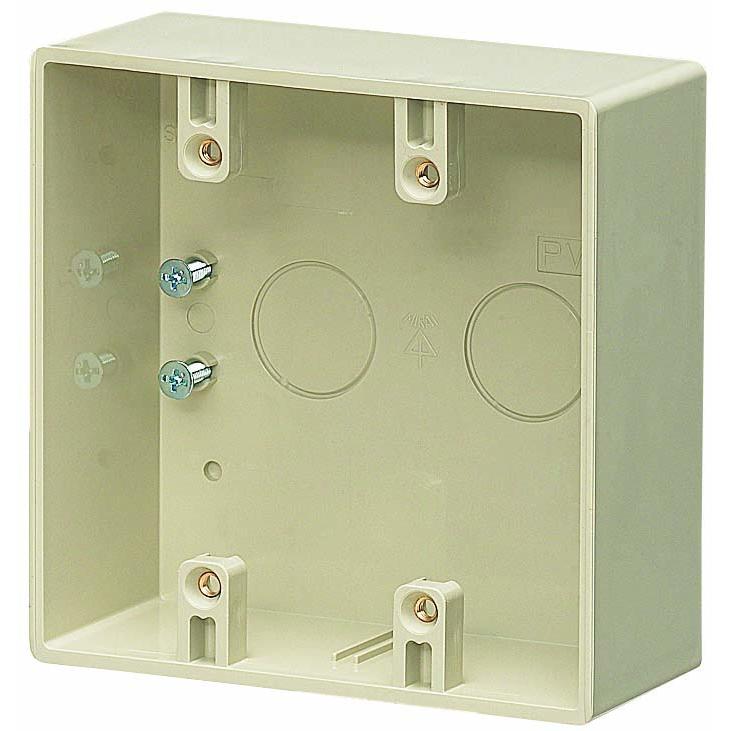 【エントリーでP5倍◆】未来工業 PVR-0WJ 露出スイッチBOX 2号C無 資材 電設資材 管工機材 工具 農業 耐..