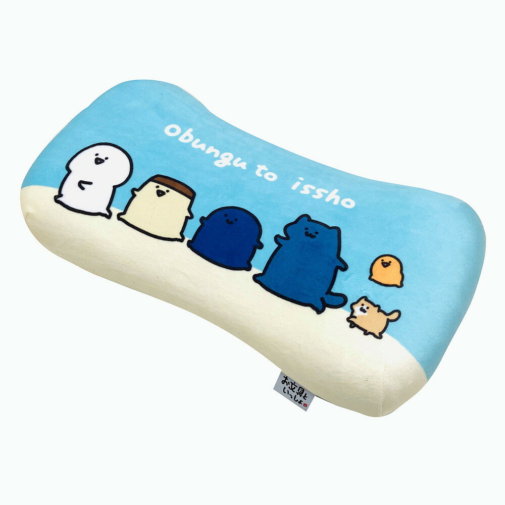 【エントリーでP5倍◆】モリシタ お文具といっしょ 低反発クッション 腰枕 (お文具さん フレンズ ミニリ..