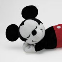 【エントリーでP10倍◆10/1〆】モリシタ ディズニー 抱き枕 (ミッキーマウス すやすや添い寝枕)M 約45cm ぬいぐるみ グッズ クッション 約53x1...