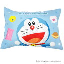 モリシタ ドラえもん 枕カバー (柔らかピーチスキン) ジュニアサイズ 子供用 ブルー 35x50cm グッズ ぬいぐるみ カバー ファスナー式 洗える 小さめ...