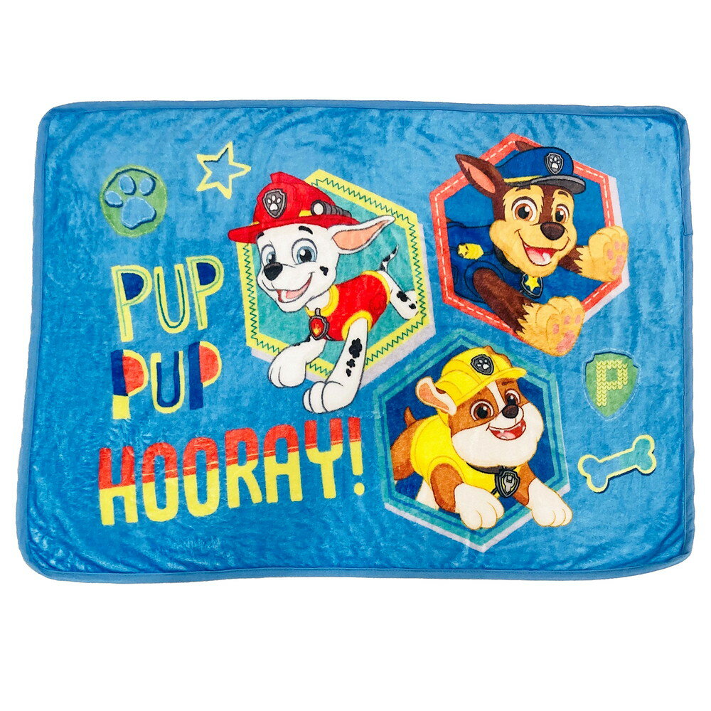 【エントリーでP5倍◆】モリシタ パウパトロール 膝掛け ブランケット (マーシャル チェイス ラブル 柔..
