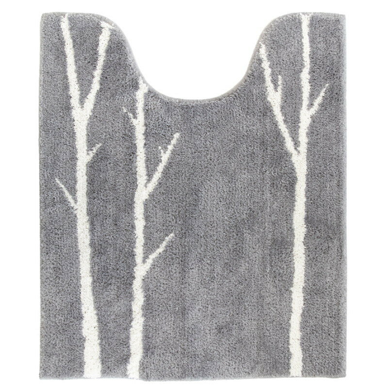 【エントリーでP5倍◆】マトカ　75x63　ロングトイレマット　GY キッチンマット トイレマット 快適 カバ..