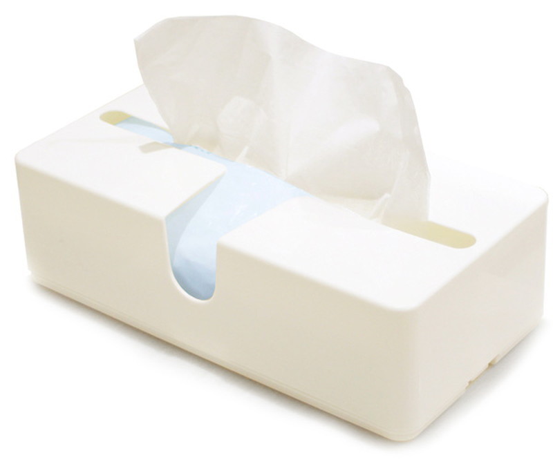 【エントリーでP5倍◆】ペーパータオルケース　ピック　WH キッチンマット トイレマット 快適 カバー ト..