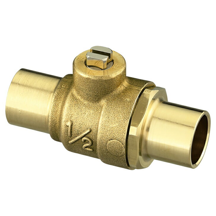 【エントリーでP5倍◆】オンダ製作所 S1型　銅管接続ボールバルブ（ソルダーボールバルブ） リフォーム 給湯 配管 給水 継手 配管部材 ボールバルブ ソケット エルボ チーズ 通気弁 ネジ 部品 パーツ 業務用 作業 配管資材 DIY 建設 設計 メー