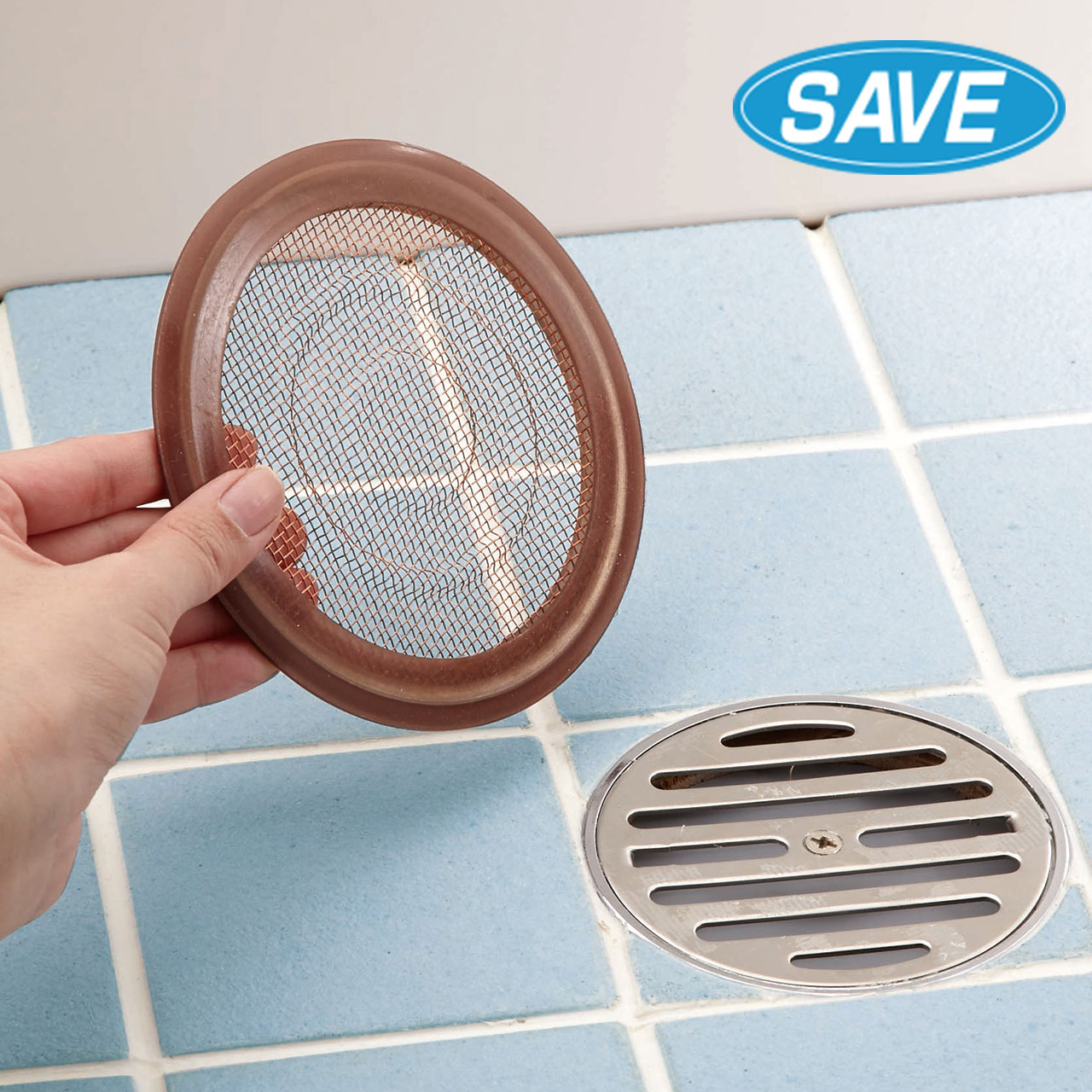 【エントリーでP5倍◆】銅だい！浴室排水口の毛ゴミキャッチ SV-5325 生協 コープ 日本製 銅 ヌメリ抑制..