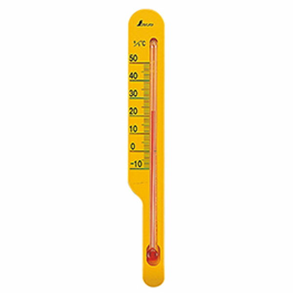シンワ測定 温度計 湿度計 非接触型 デジタル アナログ 料理 健康管理 赤ちゃん72627地温用温度計O-2イエロースリーブパック