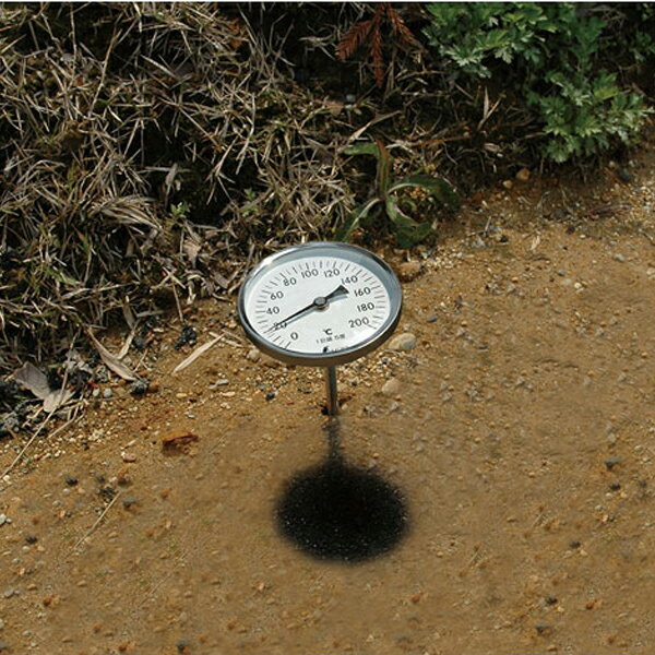 【エントリーでP10倍◆】シンワ測定 温度計 湿度計 非接触型 デジタル アナログ 料理 健康管理 赤ちゃん73013温度計 V-4 丸T字型 黒目盛 [3]