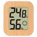 シンワ測定 温度計 湿度計 非接触型 デジタル アナログ 料理 健康管理 赤ちゃんシンワ73232 温湿度計 環境チェッカーミニ木製LBR