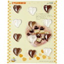 タイガークラウン #1924 チョコモールドハートカーブ12 お菓子作り デコレーション 日本製 子ども 子供 道具 プレゼント ギフト 調理器具 ケーキ 作り...