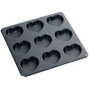 【エントリーでP10倍◆10/1〆】タイガークラウン #5044 Black ハート型 9P お菓子作り デコレーション 日本製 子ども 子供 道具 プレゼント ギフト 調理器具 ケーキ 作り方 クッキー 型 抜き型 製菓 調理器具 製菓用品