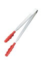 【エントリーでP10倍◆10/1〆】田辺金具 N抗菌耐熱カラートングスリム (大) レッド 300mm 料理 調理 調理道具 調理器具 盛り付け キッチン 台所...