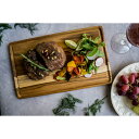 【エントリーでP5倍◆】トラモンティーナ 抗菌木製まな板 リバーシブル M 33×20cm ブラジル製 キッチンツール シュラスコ 調理器具 アウトドア BBQ バーベキュー おしゃれ TRAMONTINA