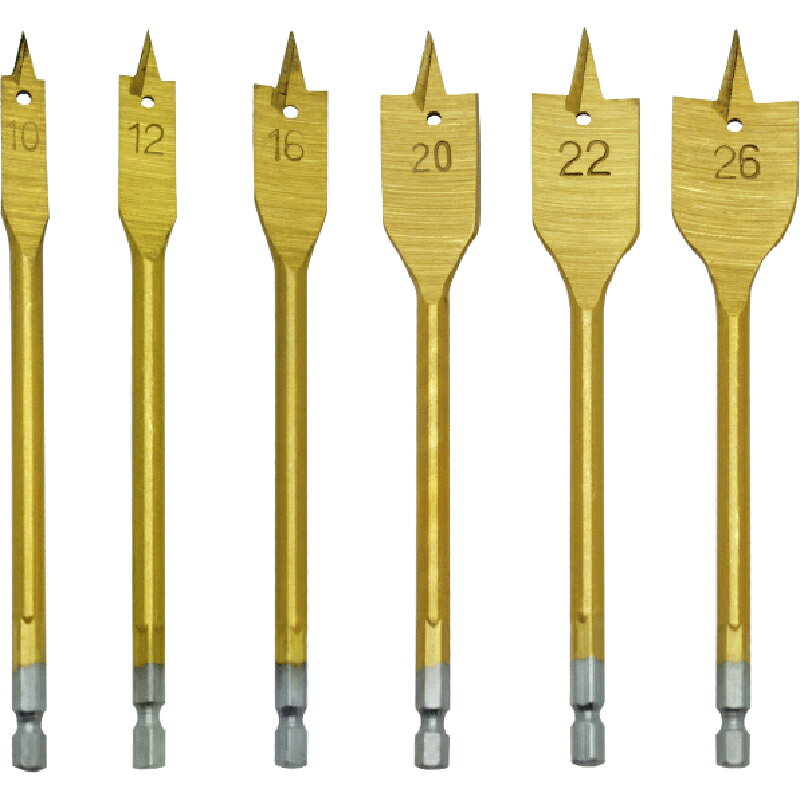 豊光 6PC.木工ビットセット 工具 作業 DIY 仕事用 アウトドア ツール 防犯 防災 家庭用 種類別 用途別 部品 パーツ 防災用品 専門工具 安全 救急...