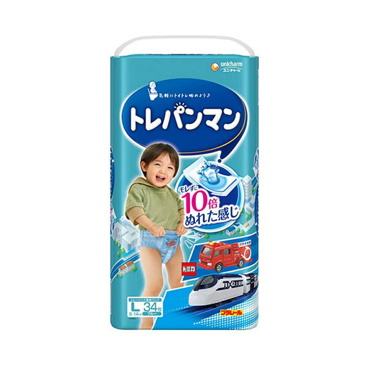 [5月エントリーでP10倍] トレパンマンブルー L 34枚 子ども用 キッズ用 赤ちゃん用 ベビー用 新生児 オムツ おむつ パンツ トイトレ トイレトレーニング トレーニングパンツ 子ども用 キッズ用 赤ちゃん用 ベビー用 新生児 オムツ おむつ